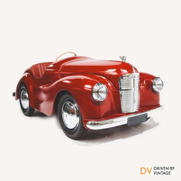 burgundy J40 pedal car