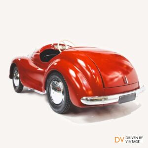 burgundy J40 pedal car