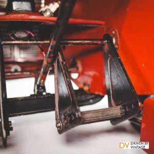 burgundy J40 pedal car