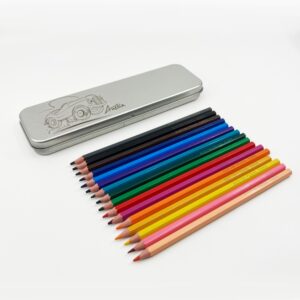 Austin colouring pencil set in tin