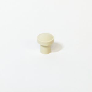 Large plain knob for pull switch - Cream