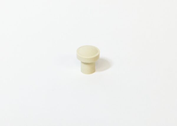 Large plain knob for pull switch - Cream
