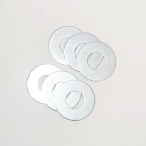 Large washers for pedal rod bearings