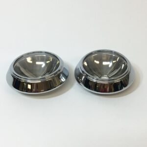 Pair of headlamps fully assembled