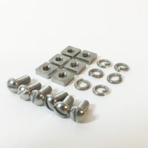 Pedal pivot rod end fixing kit