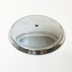 Polished aluminium hub caps