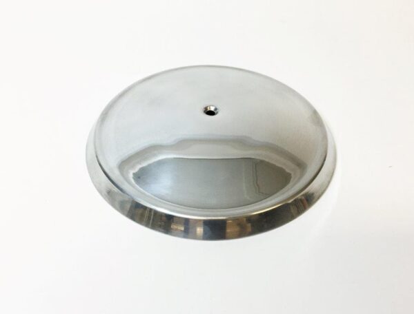 Polished aluminium hub caps