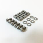 Rear axle support plate fixing kit